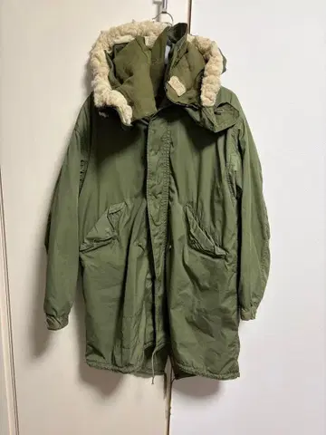 미군 실물 방출품 M-65 피쉬테일 후드티 모즈 코트 알루미늄 지퍼