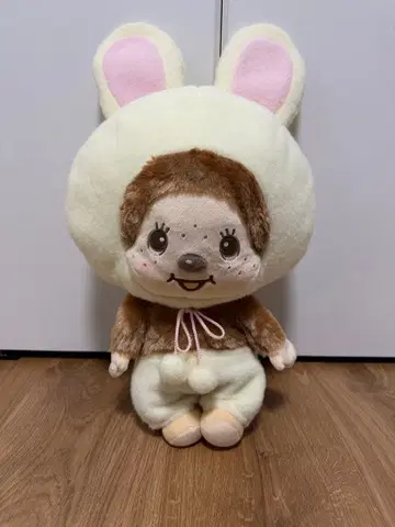 Monchhichi 토끼 귀 달린 봉제 인형