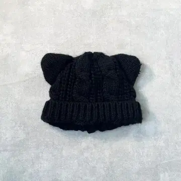 [ unknown ] 고양이 귀 니트 모자