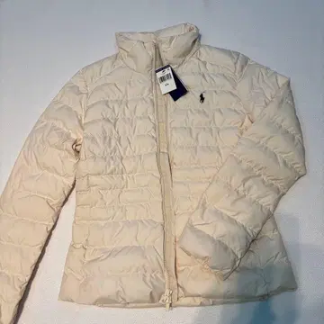 랄프 로렌 폴로 여성용 패딩 자켓 베이지 사이즈 M 미사용 새상품