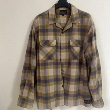 컨디션 최상 펜들턴 별주 옴브레 오픈 카라 셔츠 PENDLETON