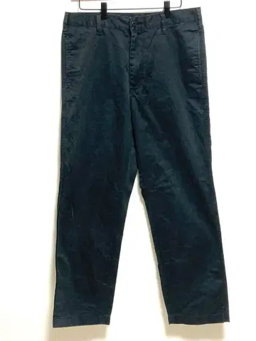 [ UNIQLO 유니클로 ] 블랙 워크 팬츠 버튼 포함 W79