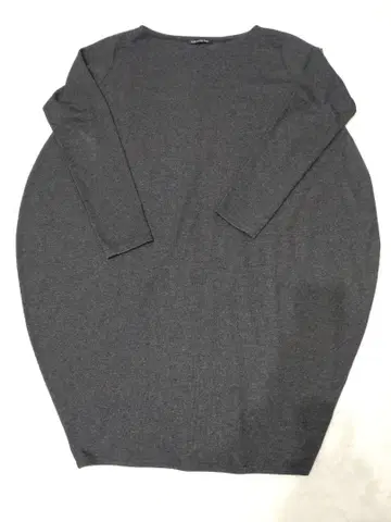 mizulro ind 그레이 코쿤 원피스 긴팔