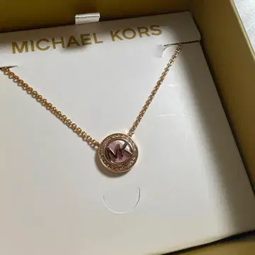 MICHEAL KORS 목걸이 여성용 핑크 골드