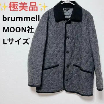 컨디션 최상 brummell 코트 충전솜 퀼팅 코트 MOON사제