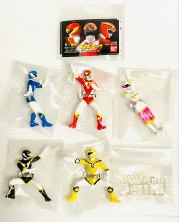 캐릭터 에그 [ 조인전대 제트맨 ] 5종 세트