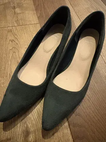 [ USED ] Menue 다크 그레이 하이힐 펌프스 25.0cm