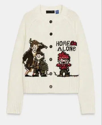 ZARA 홈 애로우 니트 가디건 S