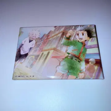 헌터헌터 플라자 명장면 사진 스퀘어 캔뱃지 곤 키루아