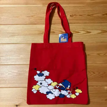 소닉 토트백 빨간색