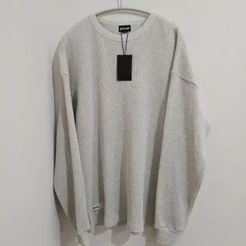 Schott 써멀 와플 긴팔 티셔츠 크루넥 티셔츠 염색