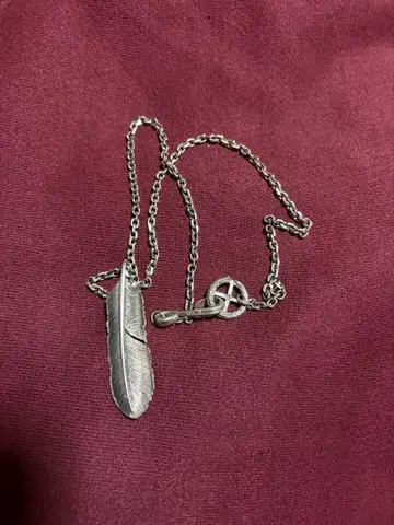 SAAD 페더 목걸이 실버 925