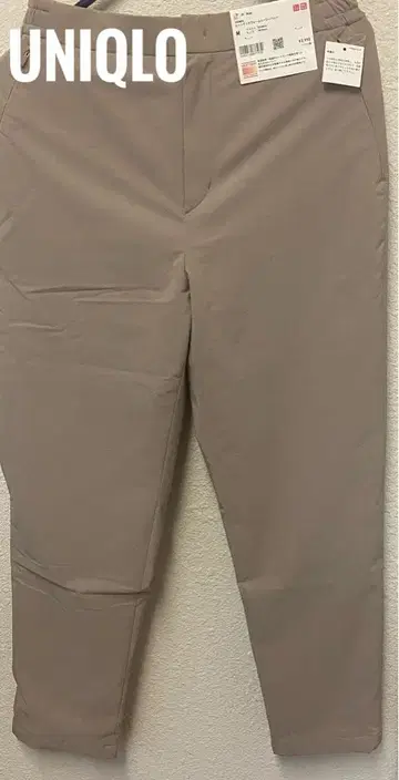 UNIQLO 베이지 히트텍 웜 이지 팬츠 M 택 포함 미사용품