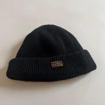 PIG&ROOSTER 니트 모자 블랙 일본제