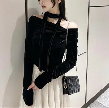 YILON 이론 드레이프 타이 블라우스