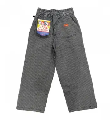 새상품 COOKMAN WIDE CHEF PANTS HICKORY NAVY