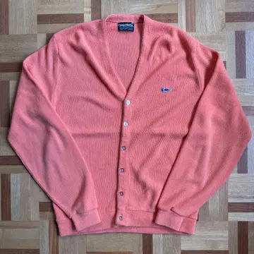 빈티지 아크릴 가디건 오렌지