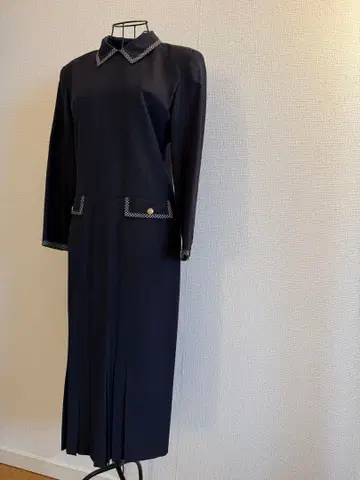 BIGI 네이비 원피스 수트 긴팔 S