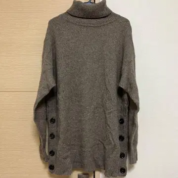 URBAN RESEARCH 야크 터틀넥 튜닉 니트