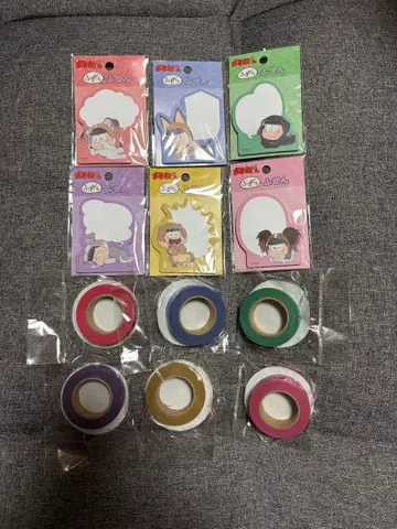 3COINS 오소마츠 6쌍둥이 컴플리트 세트 포스트잇 마스킹 테이프