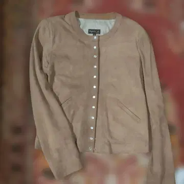 아그네스 b 스웨이드 베이지 자켓 40