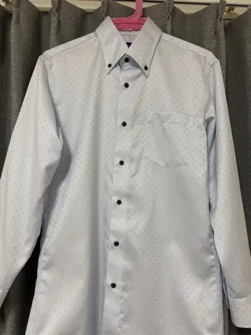 BRICK HOUSE 도트 무늬 와이셔츠 M-80