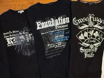 y2k 비주얼계 헤이세이 롱티 세트