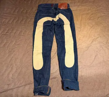 데님 팬츠 33 사이즈 에비수 청바지
