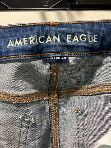 AMERICAN EAGLE 스키니 데님 데미지 가공