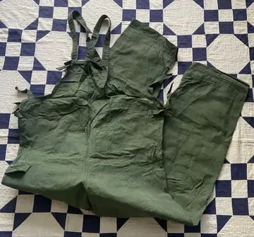 DEADSTOCK ] 40s us navy 서치 팬츠 오버롤