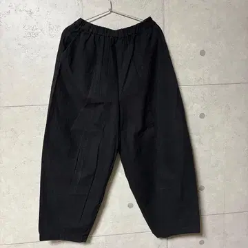 kasugure 블랙 와이드 팬츠