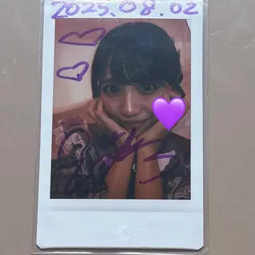 iLiFE! 순령미키 사인 있음 TIF 의상 폴라로이드