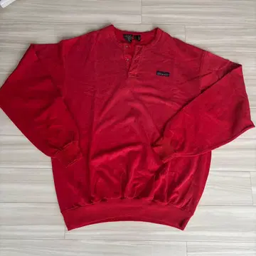 patagonia 레드 헨리넥 트레이닝복
