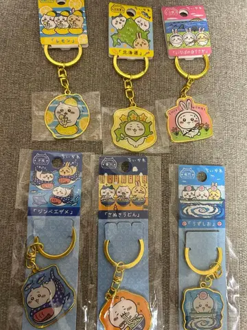 치이카와 (먼작귀) 지역 한정 다이컷 키링 6개