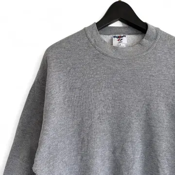 90s JERZEES USA제 그레이 무지 맨투맨 M B7