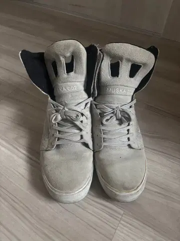 SUPRA MUSKA 002 그레이 하이컷 스니커즈