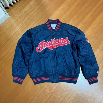 인디언즈 바시티 자켓 자수