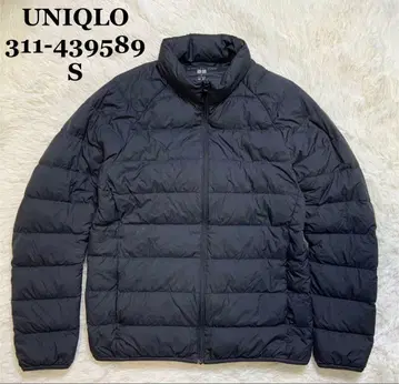 유니클로 311-439589 다운 자켓 S 블랙 부속물 없음
