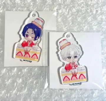 블루 록 쁘띠초코 숏 케이크 ver. 아크릴 키링 나기 레이