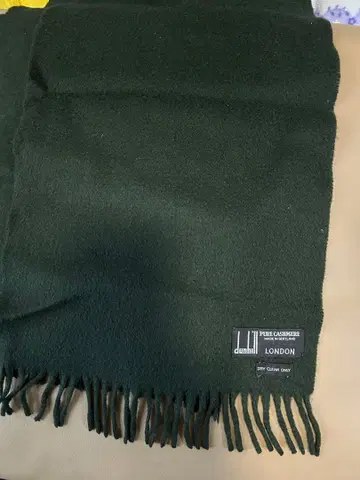 dunhill 캐시미어 100% 머플러 다크 그린
