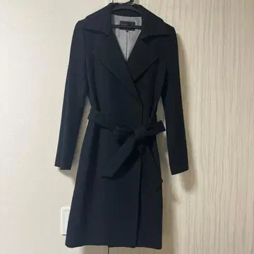 INDIVI 캐시미어 롱 코트 벨트 포함