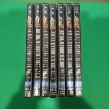DVD 이니셜 D Fourth Stage 1~7권 세트