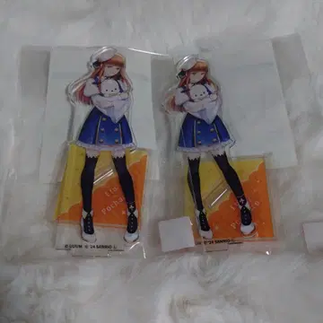 컬러풀 피치 산리오 콜라보 엣토 아크릴 스탠드