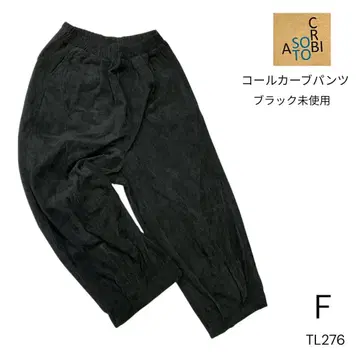 TL276 미사용 CRB 콜 커브 팬츠 블랙 F