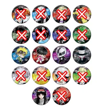 아마노 아키라 전시회 캐릭터 캔뱃지 B