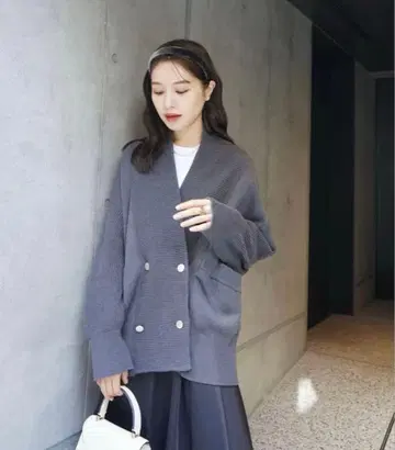 laubeblanc Double-breasted Knit cardigan