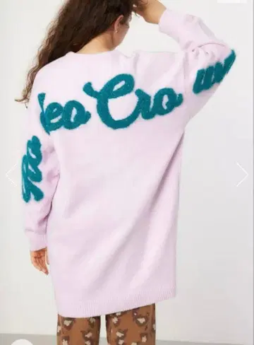 RodeoCrowns 라메 샤기 니트 원피스