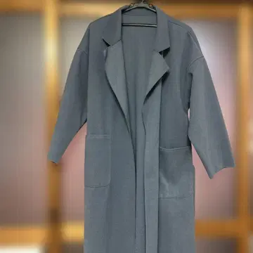 그레이 롱 코트 F 사이즈
