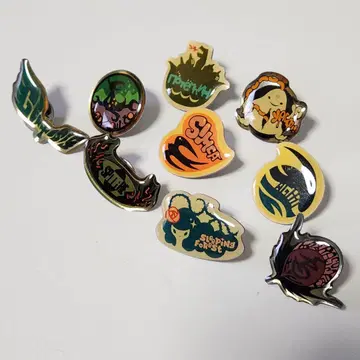 에어 기어 핀 배지 9개 세트