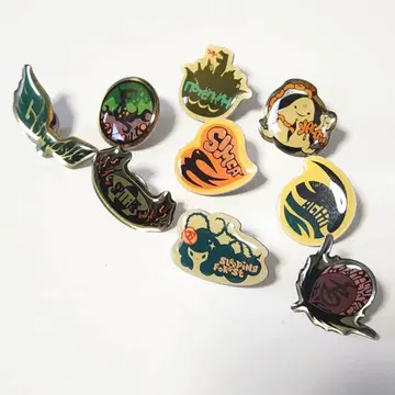 에어 기어 핀 배지 9개 세트